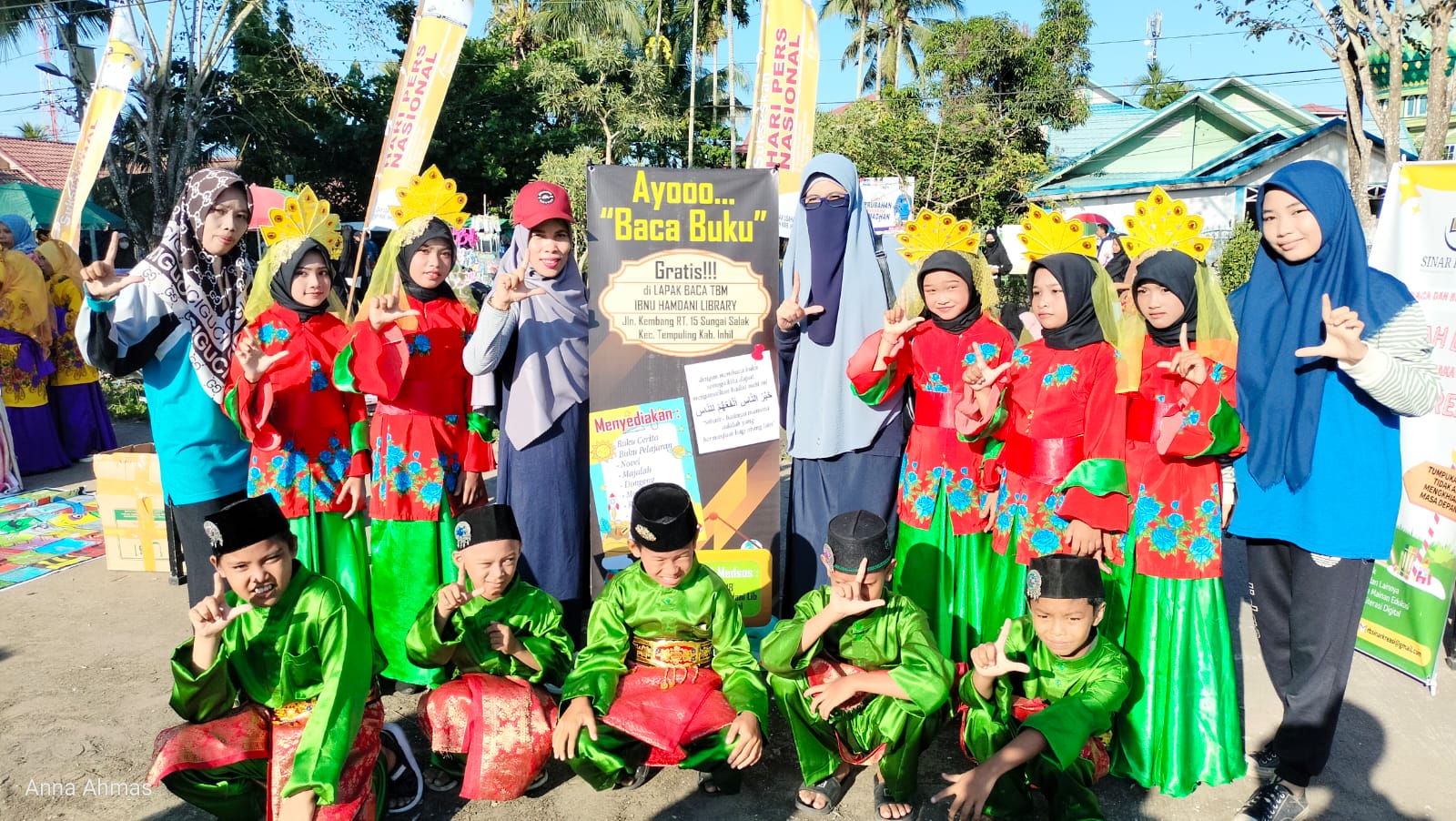 TBM Ibnu Hamdani dan SDN 035 Tembilahan Ikut Festival Literasi