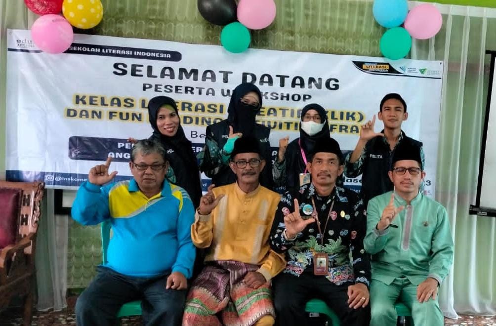 Gugus 4 H Abdul Fatah Kempas Gandeng Penggiat Literasi Indonesia Taja Worshop