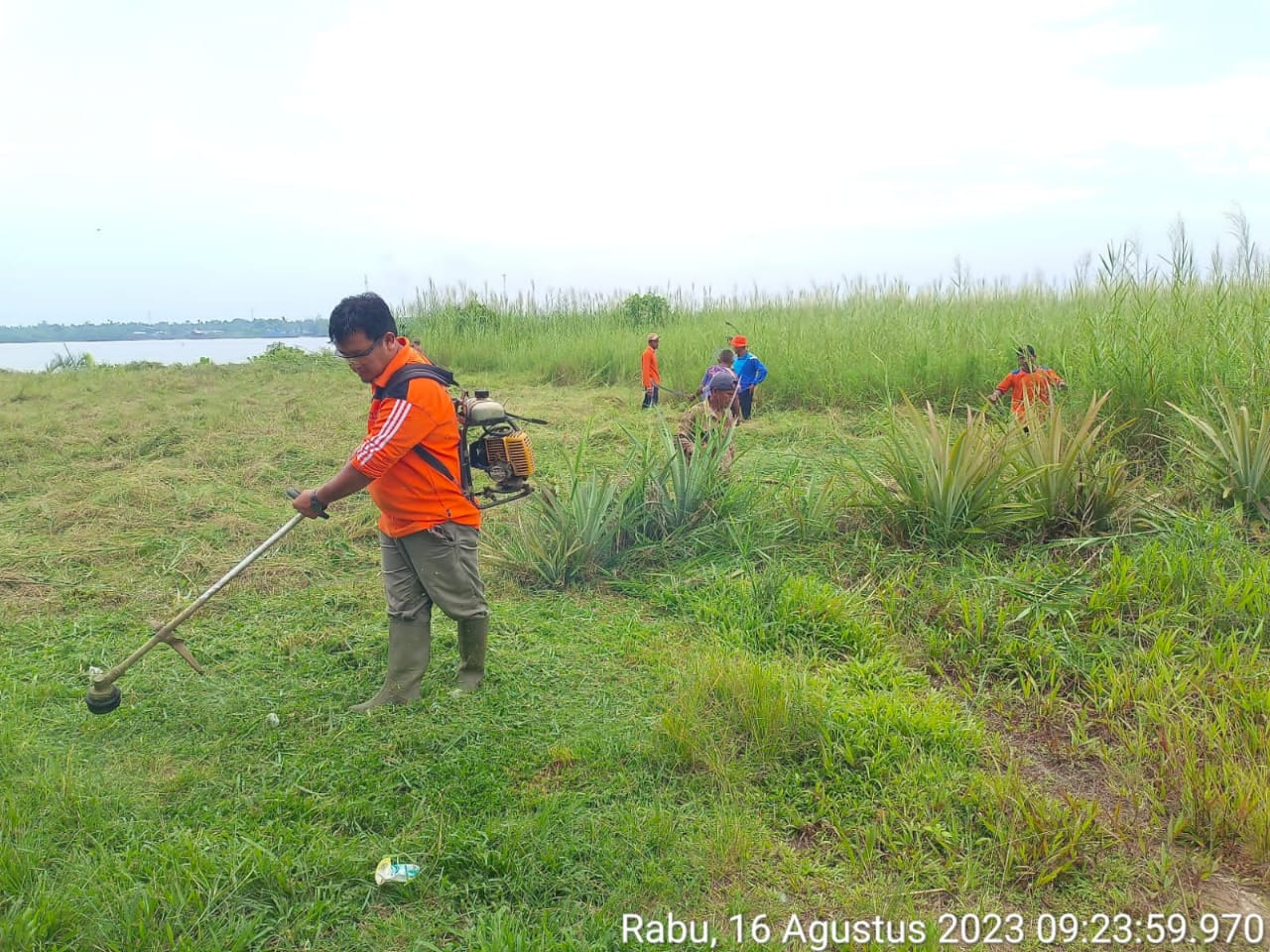 Sambut HUT RI-78, Masyarakat Sungai Intan Taja Goro Bersama