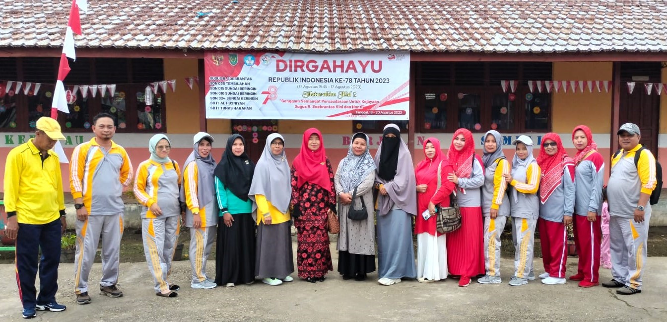 Penuh Kompak, Gugus Soebrantas Mengelar Lomba di SDN 015 Sungai Berigin