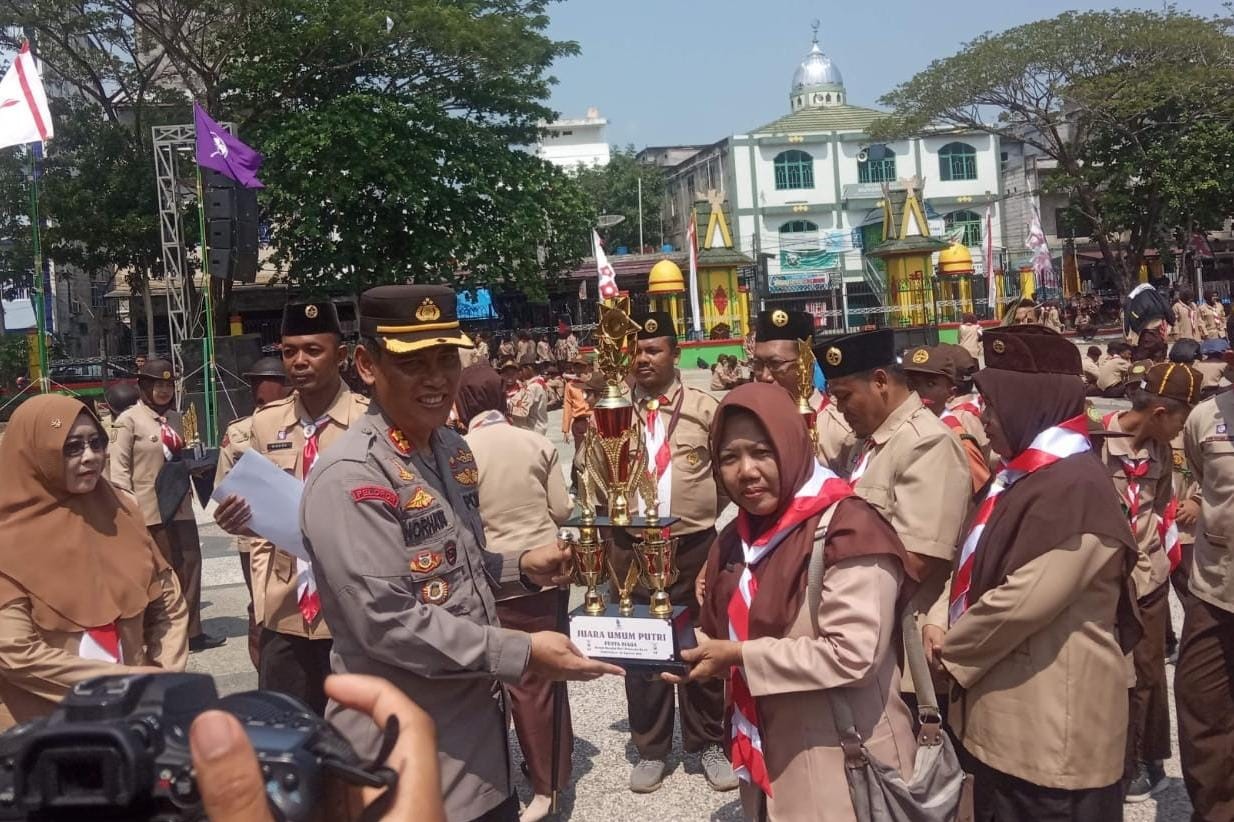 Raih Juara Umum Putri Pramuka, SDN 035 Tembilahan makin Semangat Aktifkan Pramuka di Sekolah