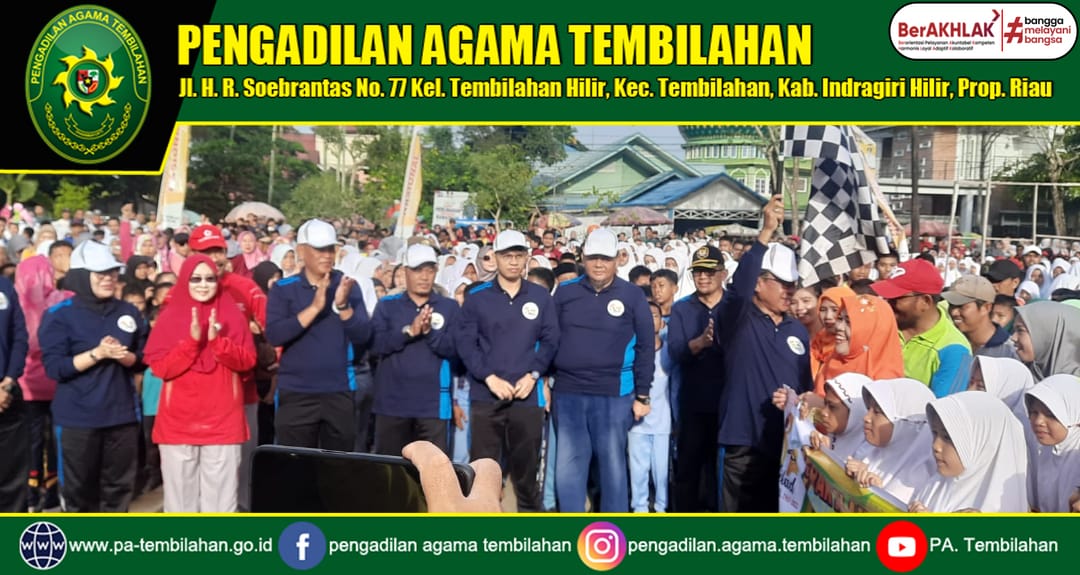 KETUA PA TEMBILAHAN HADIRI PENCANANGAN MILAD KE- 58 KABUPATEN INHIL TAHUN 2023