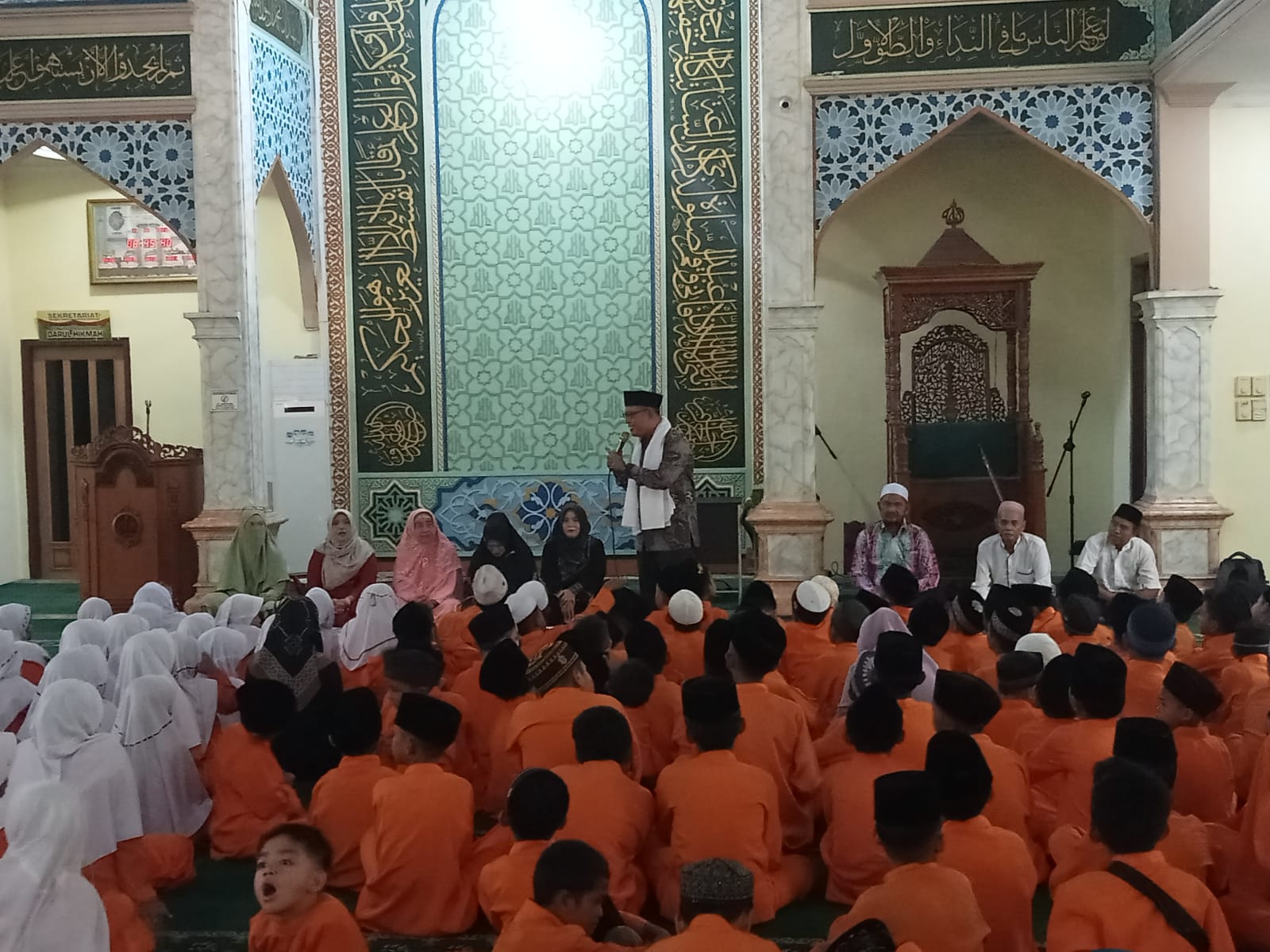 Kenalkan Sejak Dini Suri Tauladan Nabi, SDN 009 Tembilahan Gelar Maulid Muhammad SAW