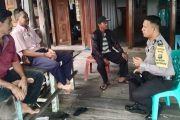 Bersama Ciptakan Pemilu Damai, Bhabinkamtibmas Desa Igal Sosialisasi ke Warga
