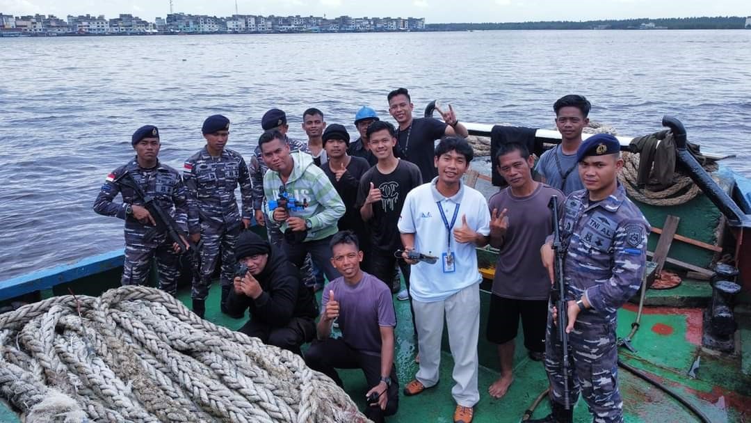 Pihak Sambu Klarifikasi  Video Hoax di Medsos Tentang  Perampokan Kapal di Guntung