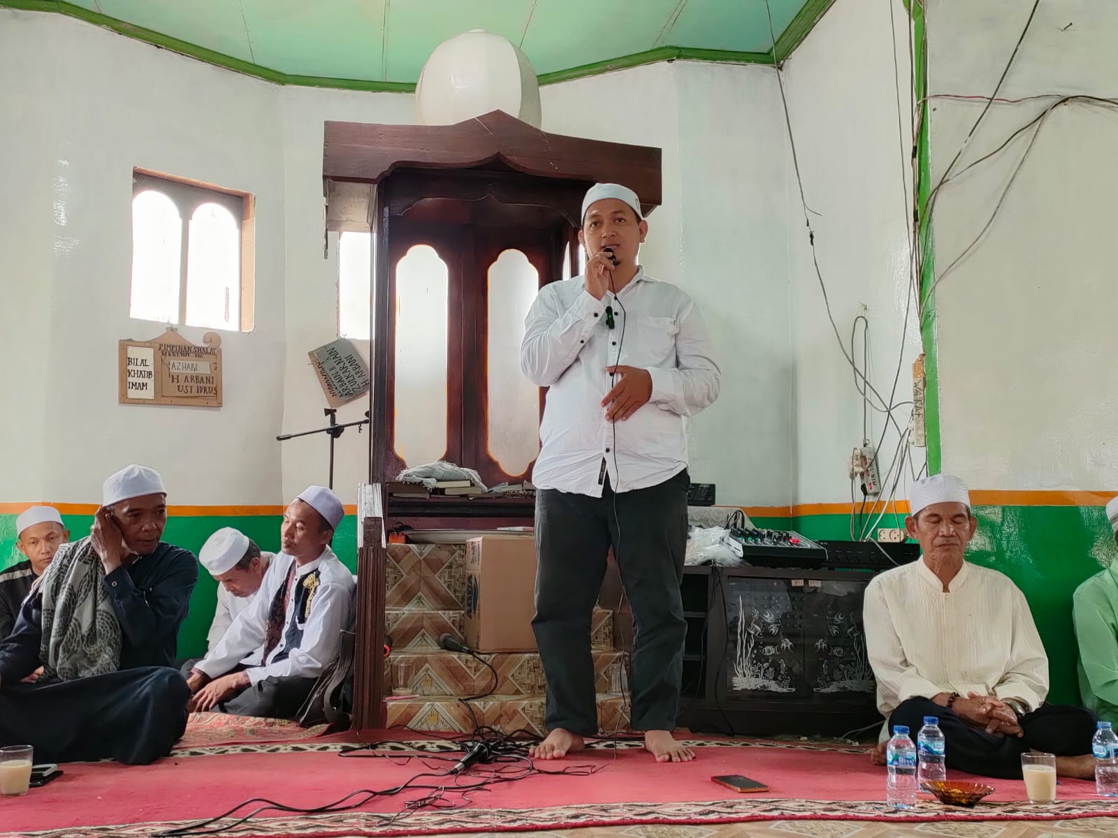 Peringatan Isra' Mi'raj 1445.H Masjid Al-Ihsan Parit 25 Dusun Karya Makmur