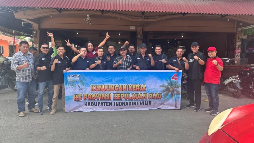 Pengcab JMSI Inhil Safari Jurnalistik Ke Kota Batam