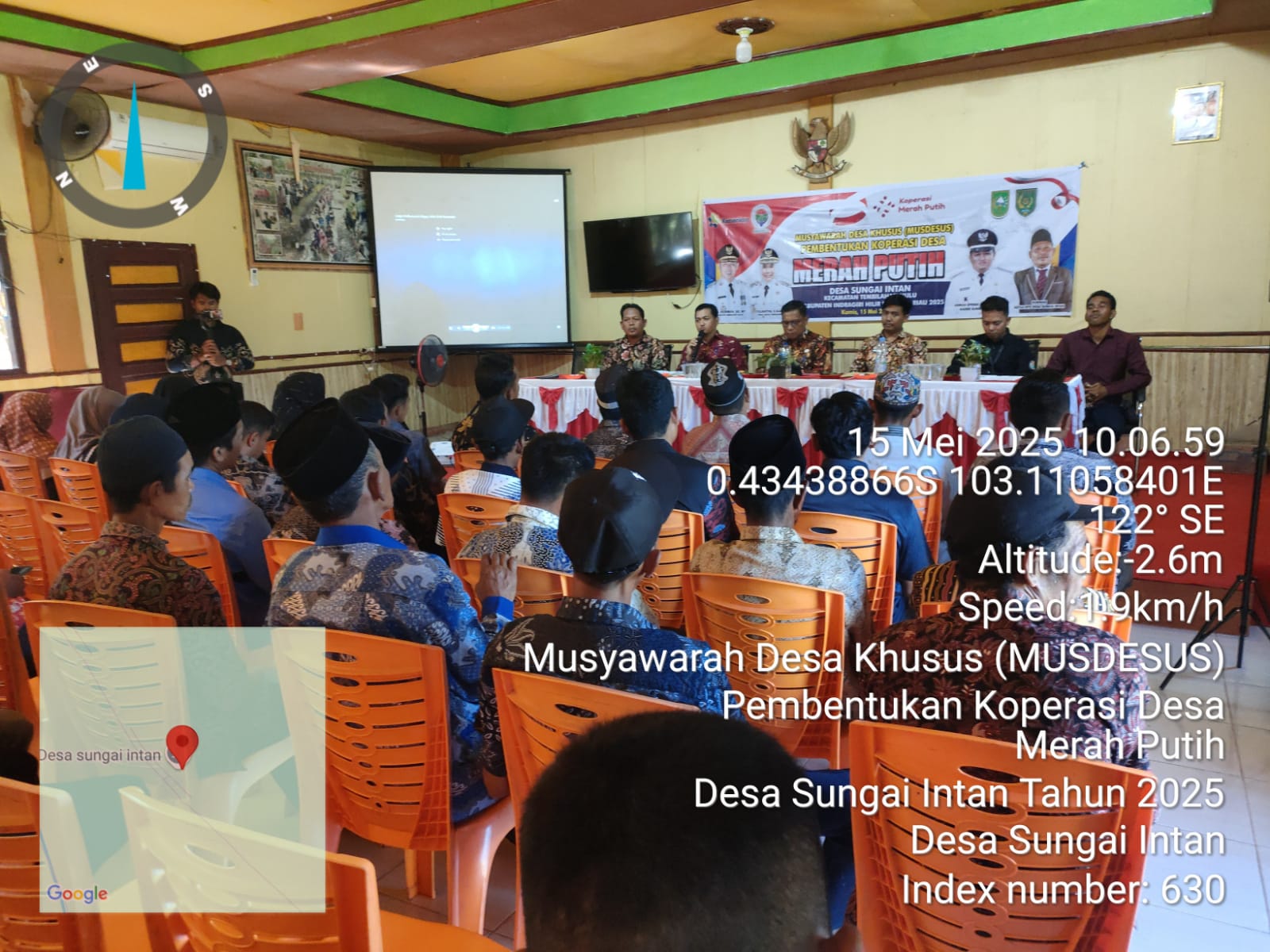 Pemerintah Desa Sungai Intan Resmi Luncurkan Koperasi “Merah Putih” untuk Penguatan Ekonomi Warga