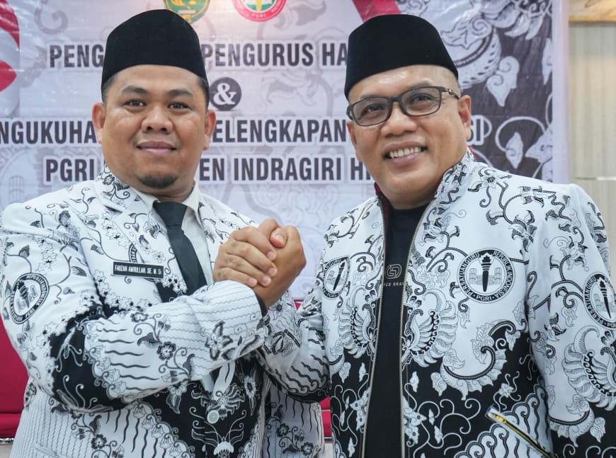 Pengurus Harian dan BKO PGRI Inhil Resmi Dikukuhkan