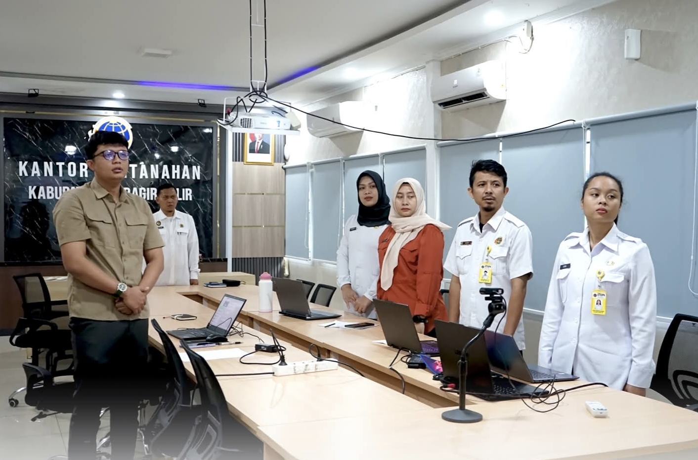 Kepala Kantor Pertanahan Indragiri Hilir Ikuti Bimtek Penguatan Layanan KKPR di Pulau Sumatera