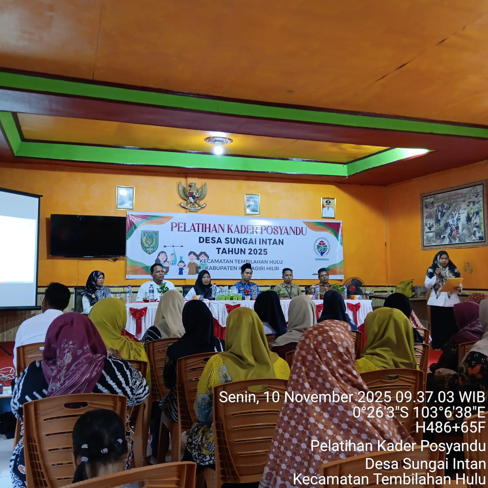 Desa Sungai Intan kembali menunjukkan komitmennya dalam meningkatkan kualitas pelayanan kesehatan masyarakat