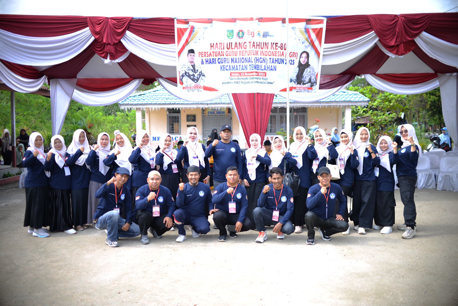 Semarak Sambut HUT PGRI & HGN 2025, PGRI Tembilahan Gelar Jambore Penuh Lomba.