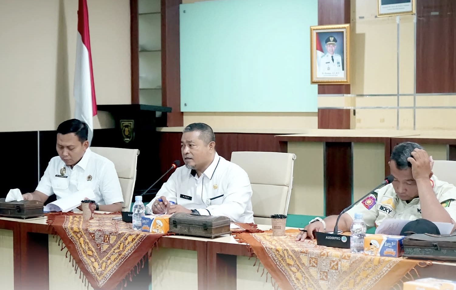 Kepala Kantor Pertanahan Indragiri Hilir Ikuti Rapat Teknis Penyelesaian Sengketa Kawasan Perbatasan