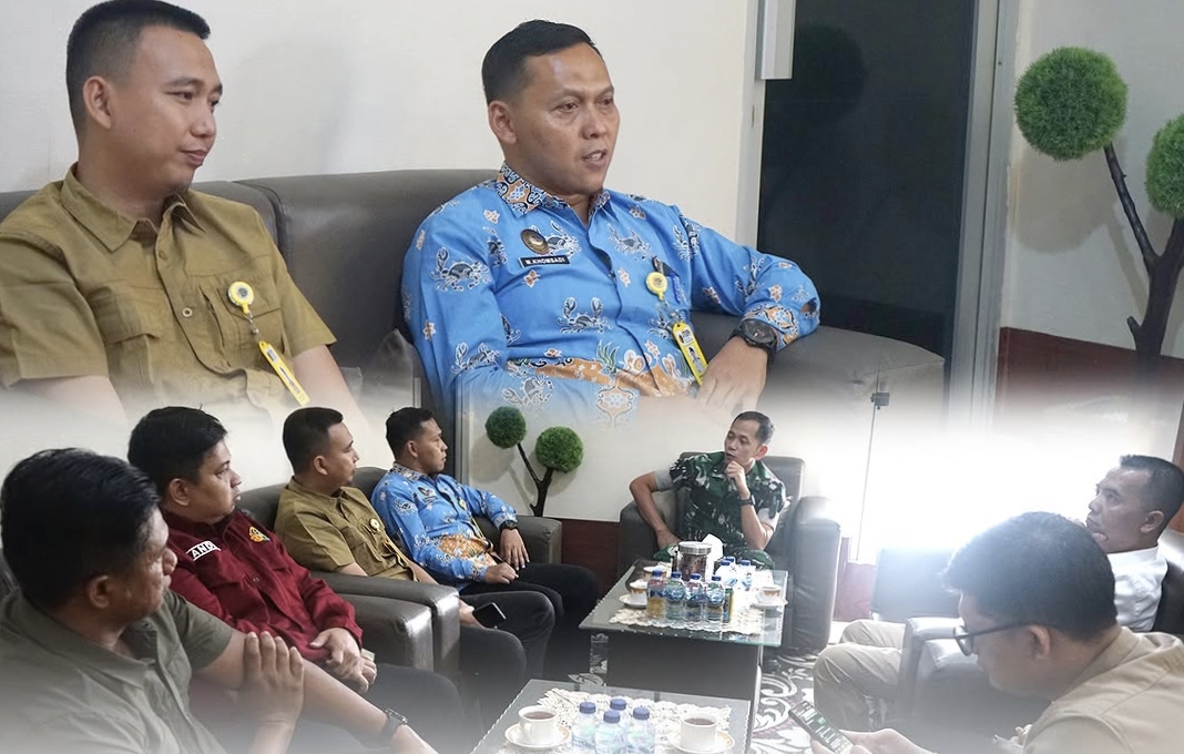 Pererat Hubungan Kelembagaan Sekaligus Memperkuat Kerjasama Strategis,Kakantah Laksanakan Silaturahmi Ke Kodim Inhil