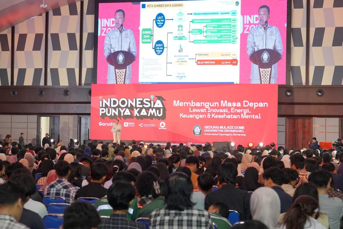 Di Hadapan Mahasiswa UNDIP, Menteri Nusron Tegaskan Akan Perbaiki Ketimpangan Kepemilikan Tanah