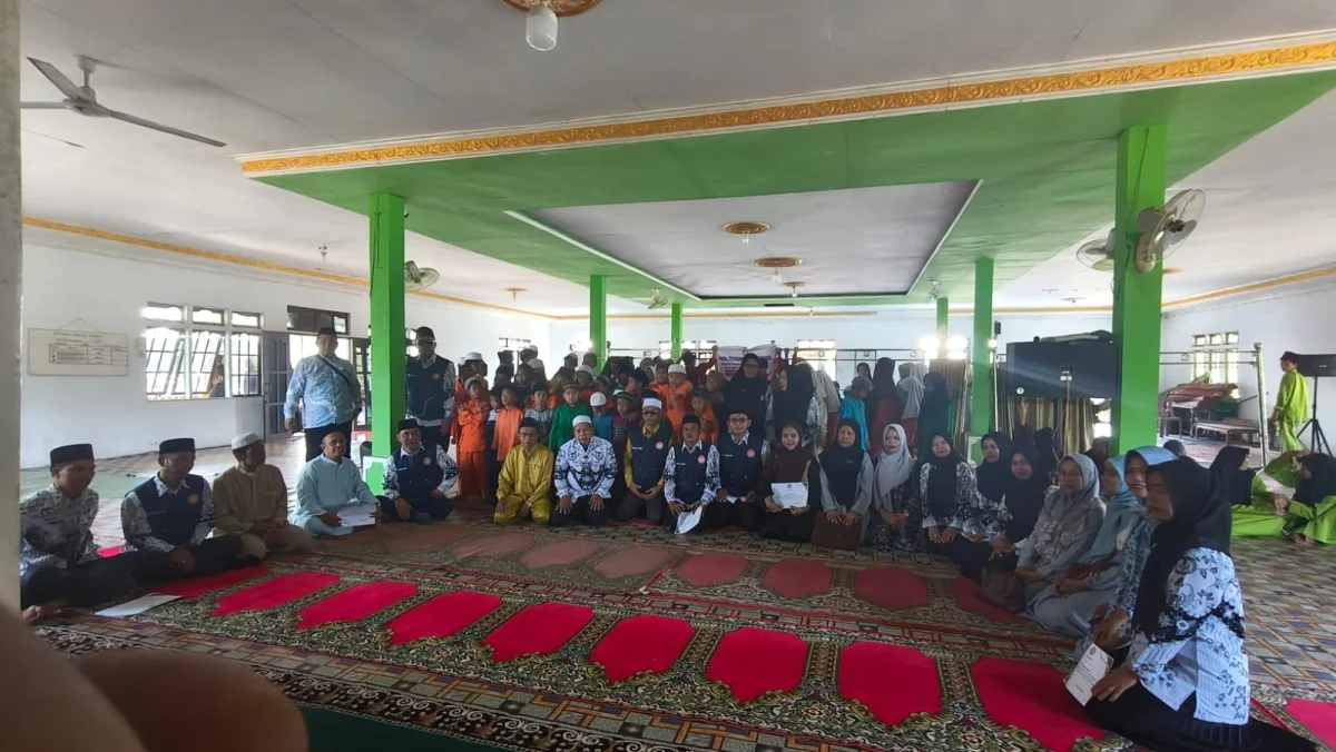 Pererat Silaturahmi, PGRI Kecamatan Kuindra Gelar Safari Ramadhan di Desa Tanjung Lajau