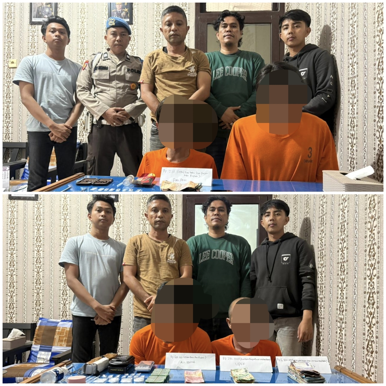 BREAKING NEWS: Polsek Enok Gerebek Dua Lokasi Sekaligus, Sita Puluhan Paket Sabu dan Ekstasi