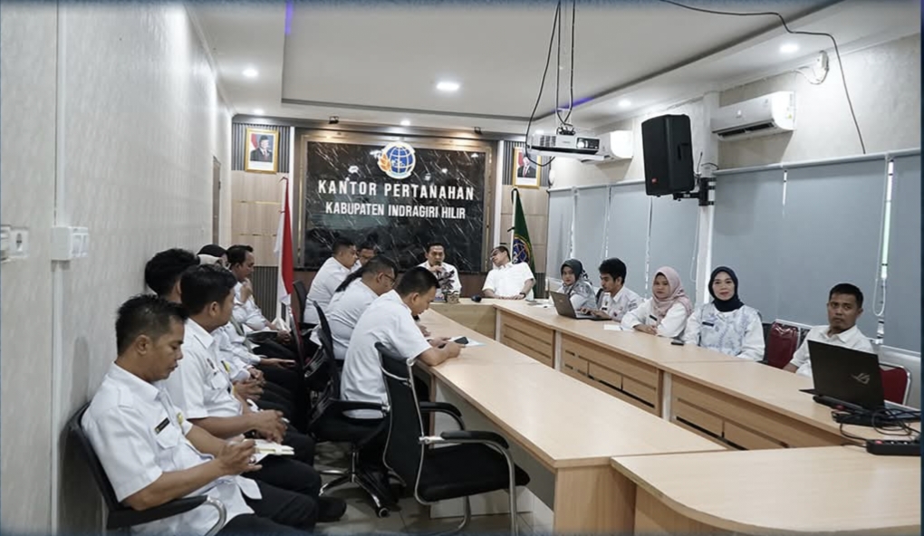 Kanwil BPN Riau Dorong Percepatan Layanan dan Penuntasan PTSL di Inhil