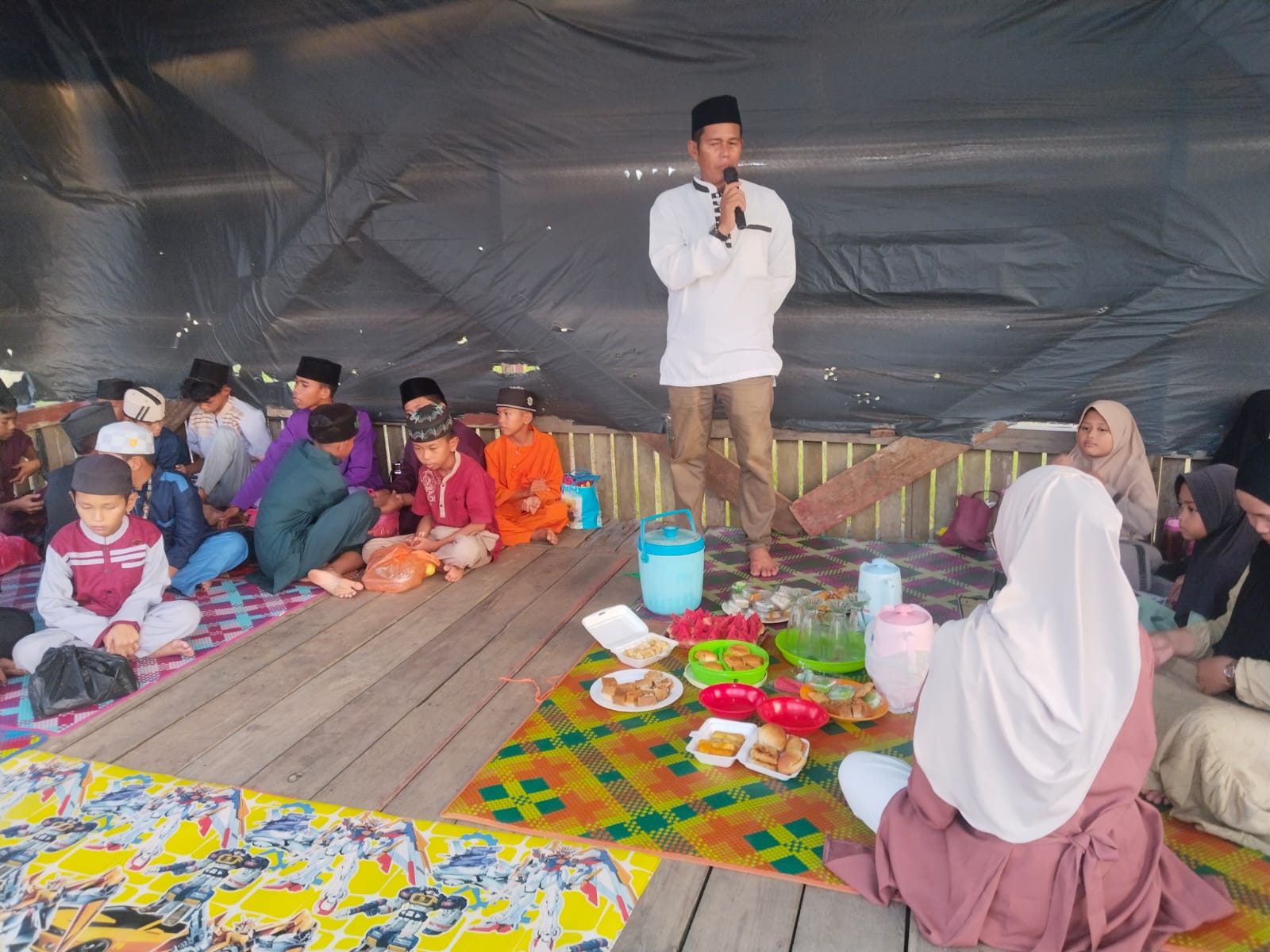 Cari Berkah, SDN 016 Sungai Perak Gelar Bukber dan Doa Bersama di Pendopo