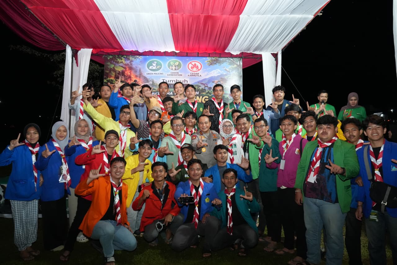 Mahasiswa, Polri, dan Intelektual Bersatu di Rimbang Baling, Perkuat Gerakan Cegah Karhutla dan Narkoba di Riau