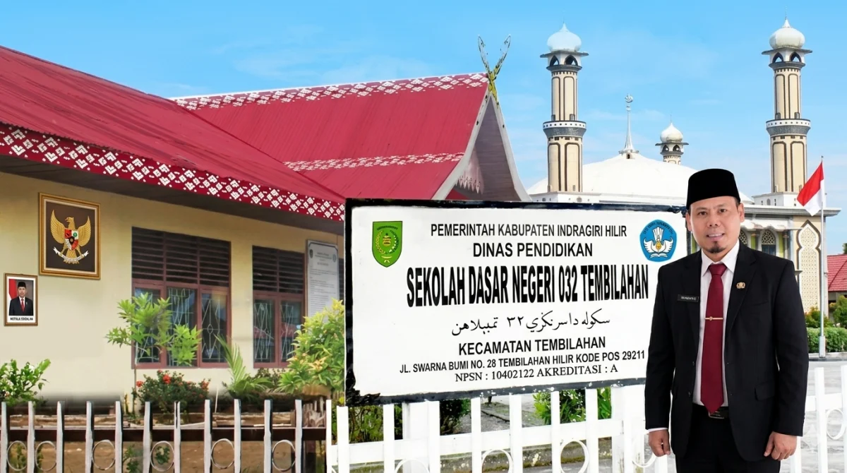 Dua Tahun Jadi Plt, Novrianto Resmi Dilantik sebagai Kepala SDN 032 Tembilahan