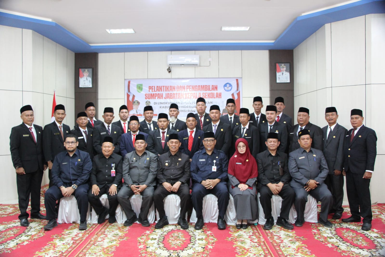 44 Kepala Sekolah Resmi di Lantik Oleh Bupati Inhil