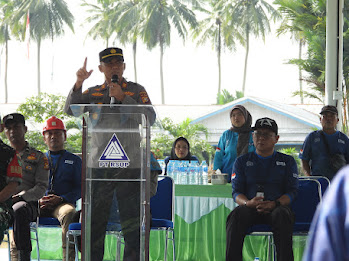 Gandeng Manajemen PT. RSUP, Kapolsek Pulau Burung Pimpin Apel Kesiapsiagaan Karhutla Hadapi Fenomena El Nino