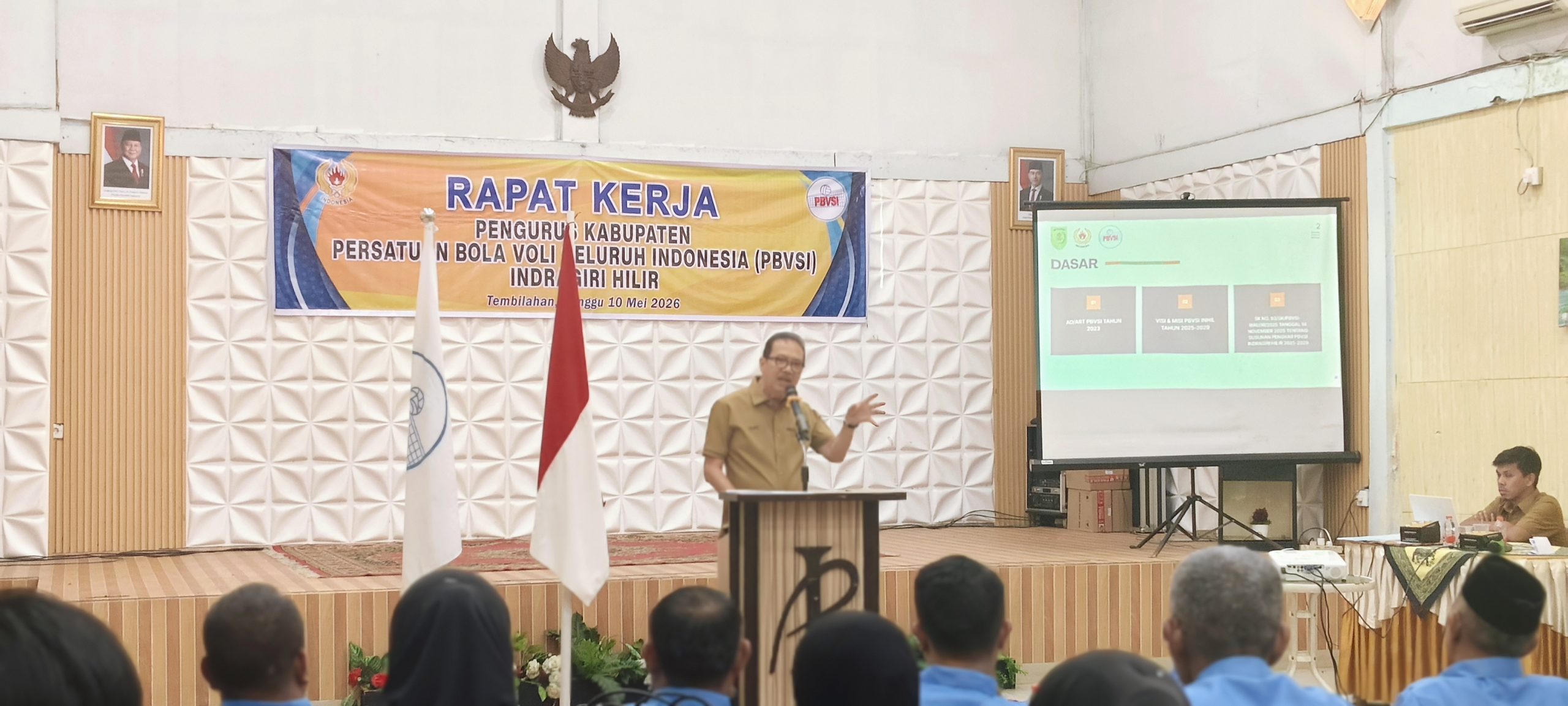 Rakerda PBVSI Inhil, Pertegas Tupoksi dan Bangun Ekosistem Voli