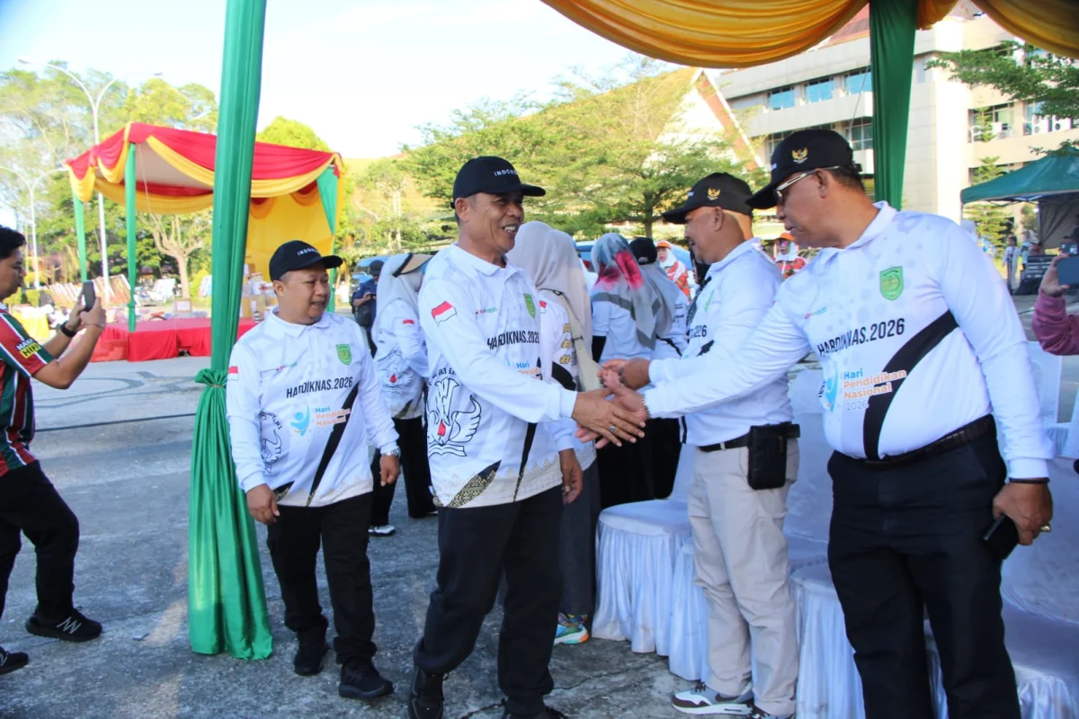 Sinergi Membangun Karakter, Kakan Kemenag Inhil Hadir Langsung pada Pencanangan Hardiknas 2026