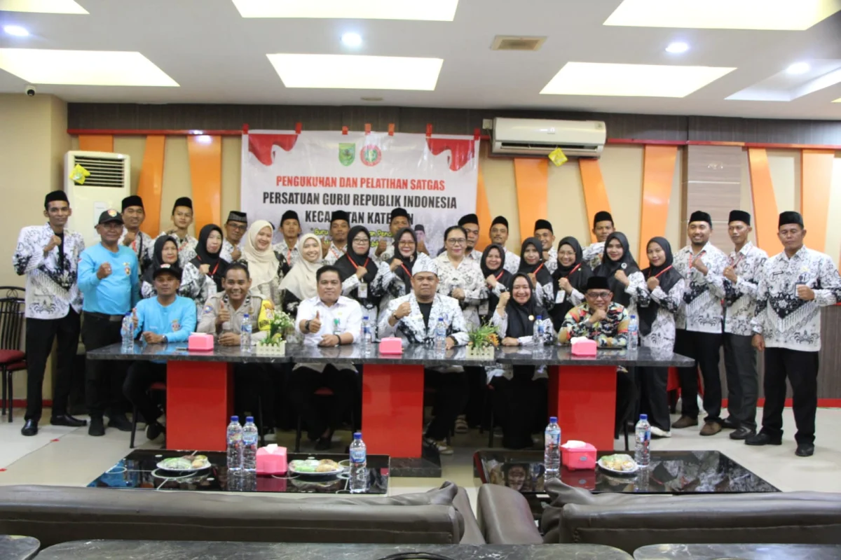 Meriah, Konkercab I, Pelatihan dan Pengukuhan Satgas PGRI Kateman