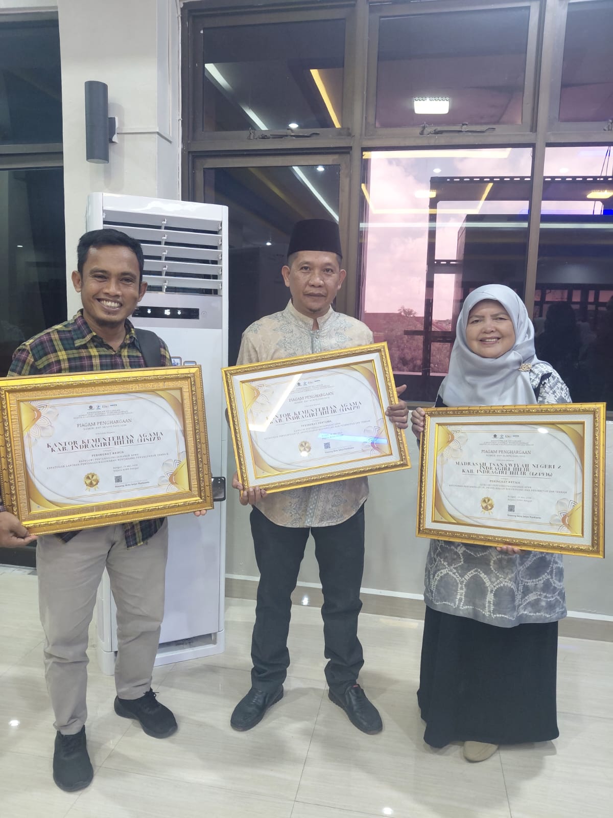 Tunjukkan Tata Kelola Keuangan Terbaik, Tiga Satker Kemenag Inhil Borong Penghargaan di Treasury Award 2026