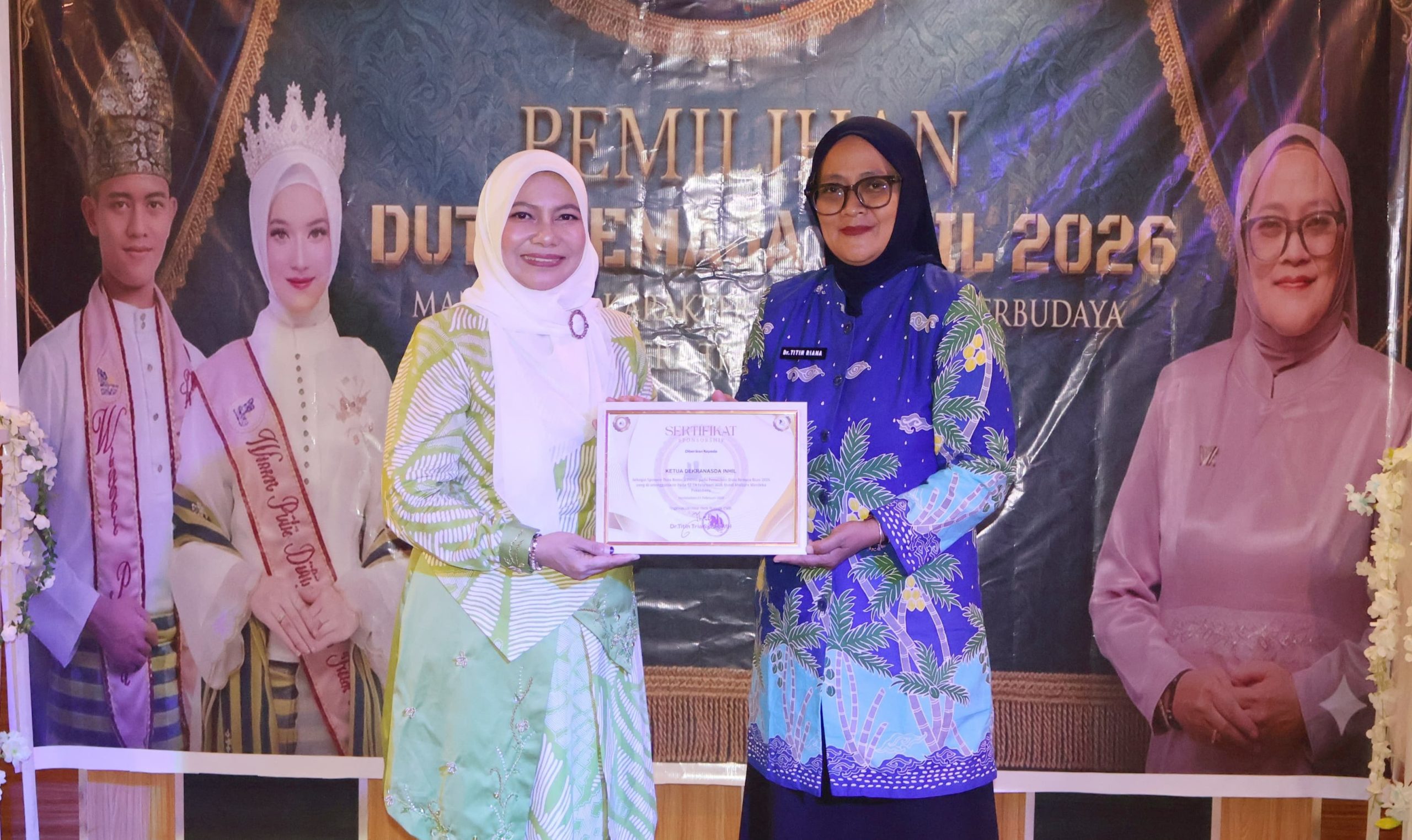 Duta Remaja Inhil 2026 Resmi Dibuka di Hotel Green