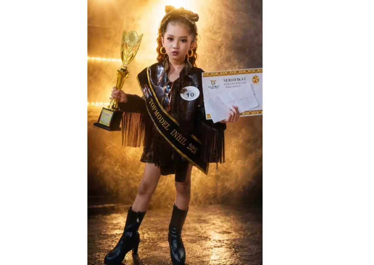 Shaqilla Azzahra, Siswi SDN 001 Tembilahan Kota Sabet Juara 1 Top Model INHIL 2026
