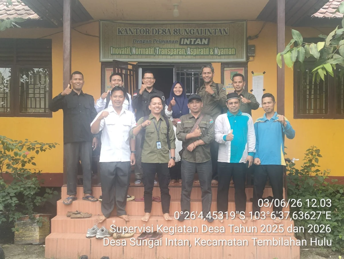 Supervisi TA P3MD Perkuat Tata Kelola dan Pembangunan Desa Sungai Intan