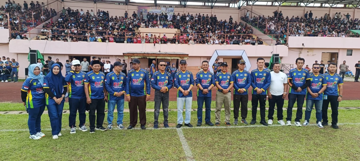 Pasi Ops Kodim 0314/Inhil Hadiri Pembukaan Open Turnamen Bupati Cup Inhil 2026