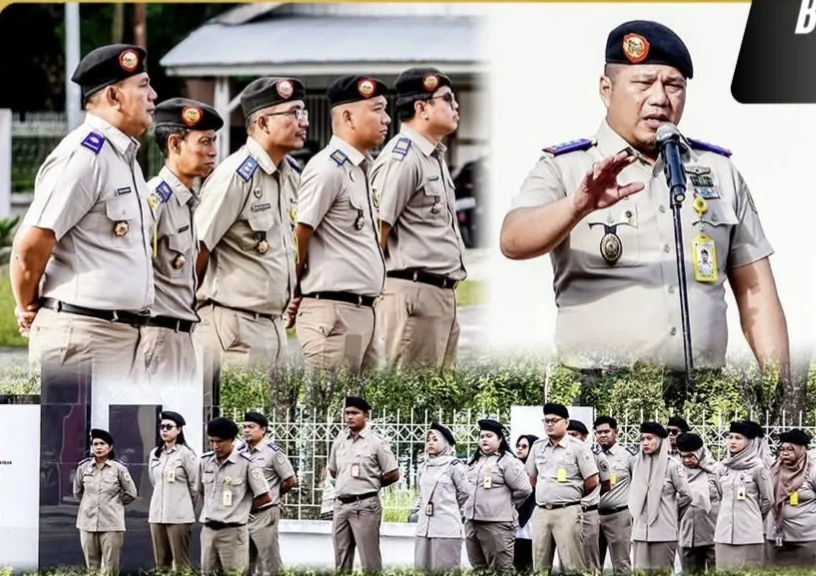 Memulai Minggu dengan Langkah Terukur, Kantor Pertanahan Kabupaten Siak Gelar Apel Pagi Rutin