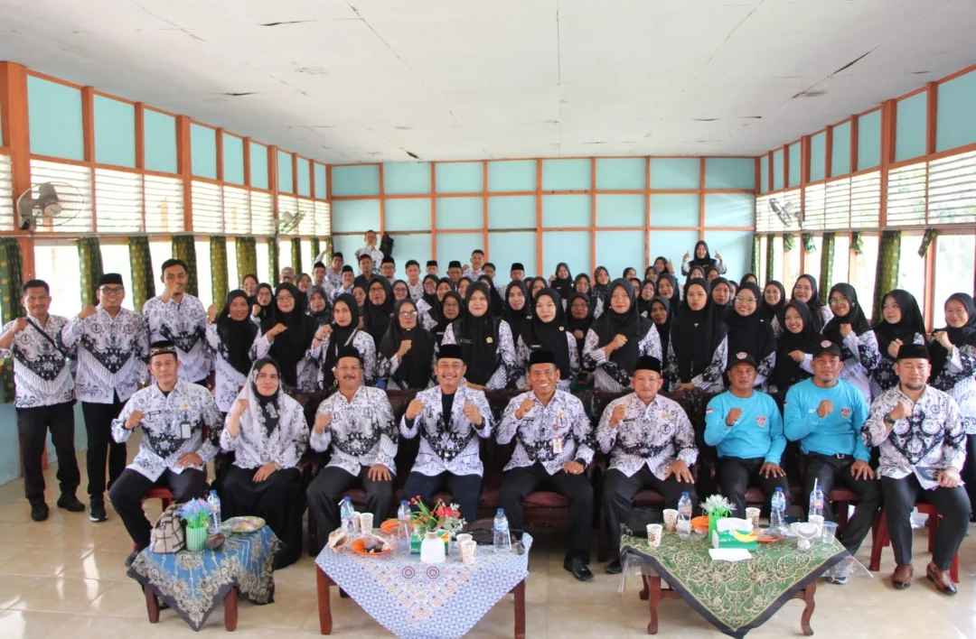 Dipusatkan di SMPN 3 Gaung, PGRI Gaung Gelar Konkercab I dan Pengukuhan Satgas