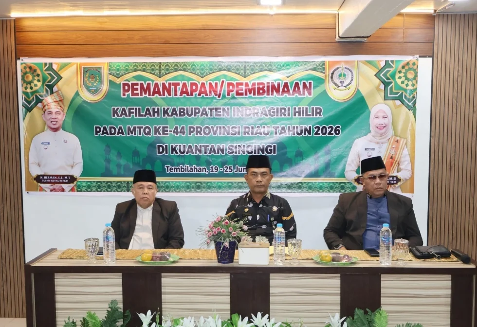 Hadiri Pelepasan Kafilah MTQ Tingkat Provinsi, Kepala Kemenag Inhil: Selamat Berjuang Duta Terbaik Daerah