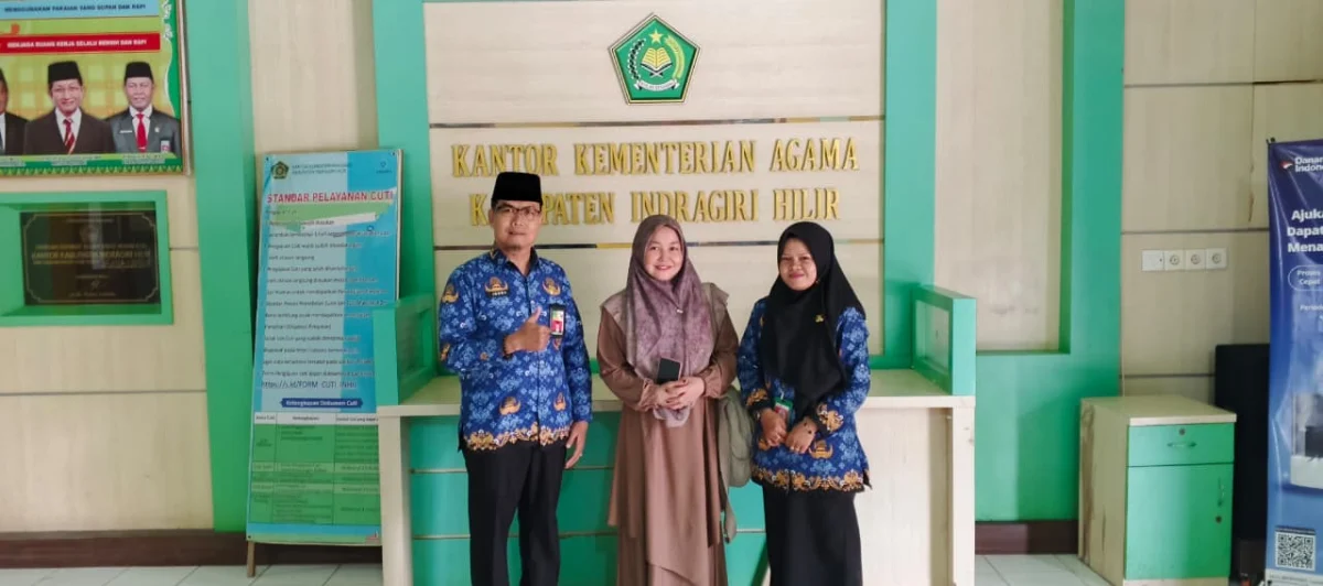 Tingkatkan Kualitas Keterbukaan Informasi, Humas Kanwil Kemenag Riau Lakukan Monev Media Sosial di Kemenag Inhil