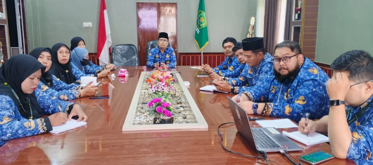 Kemenag Inhil Ikuti Coaching dan Sharing Knowledge PEKPPP Tahun 2026 Secara Virtual