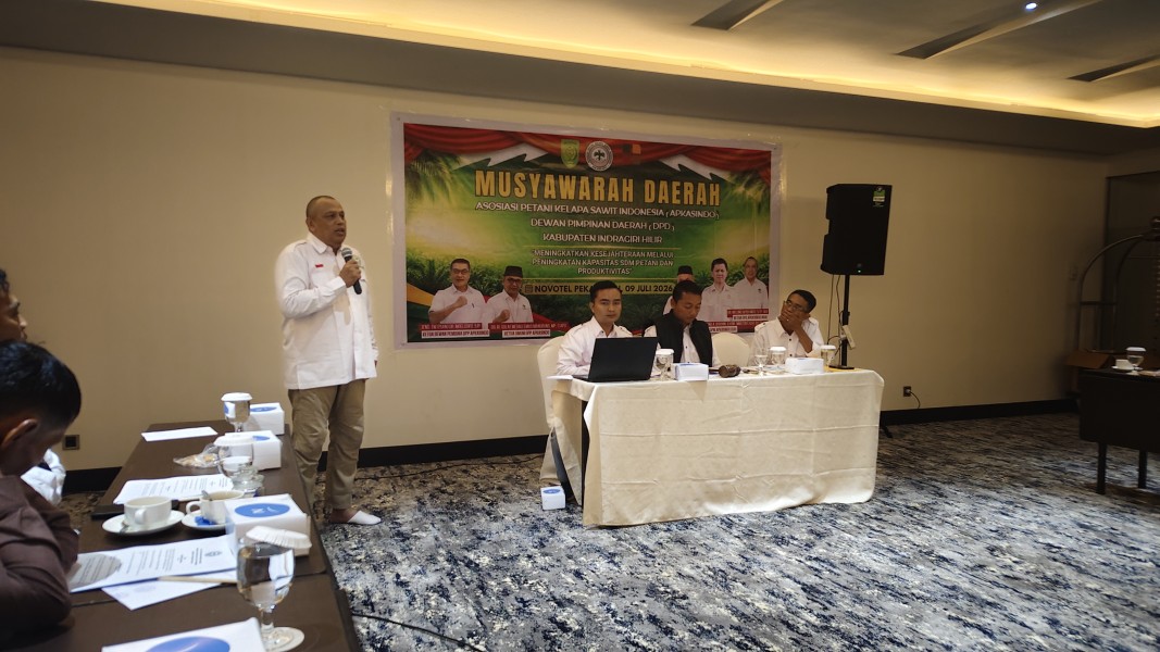 Musda DPD Apkasindo Inhil 2026: Dr. Mulono Apriyanto Terpilih Aklamasi Pimpin Petani Sawit Lima Tahun ke Depan