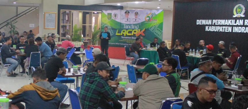 Sekretariat DPRD Inhil Gelar Turnamen Domino "Tanding Lacak" Semarakkan Milad ke-61 Kabupaten Indragiri Hilir