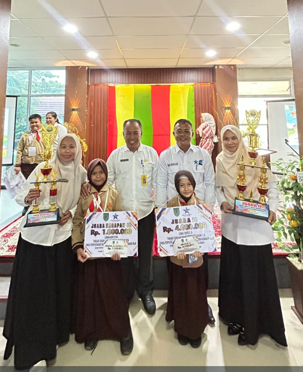 Prestasi Gemilang, Dua Siswi SDN 001 Tembilahan Kota Raih Juara pada Lomba Bertutur Tingkat Kabupaten Indragiri Hilir Tahun 2026