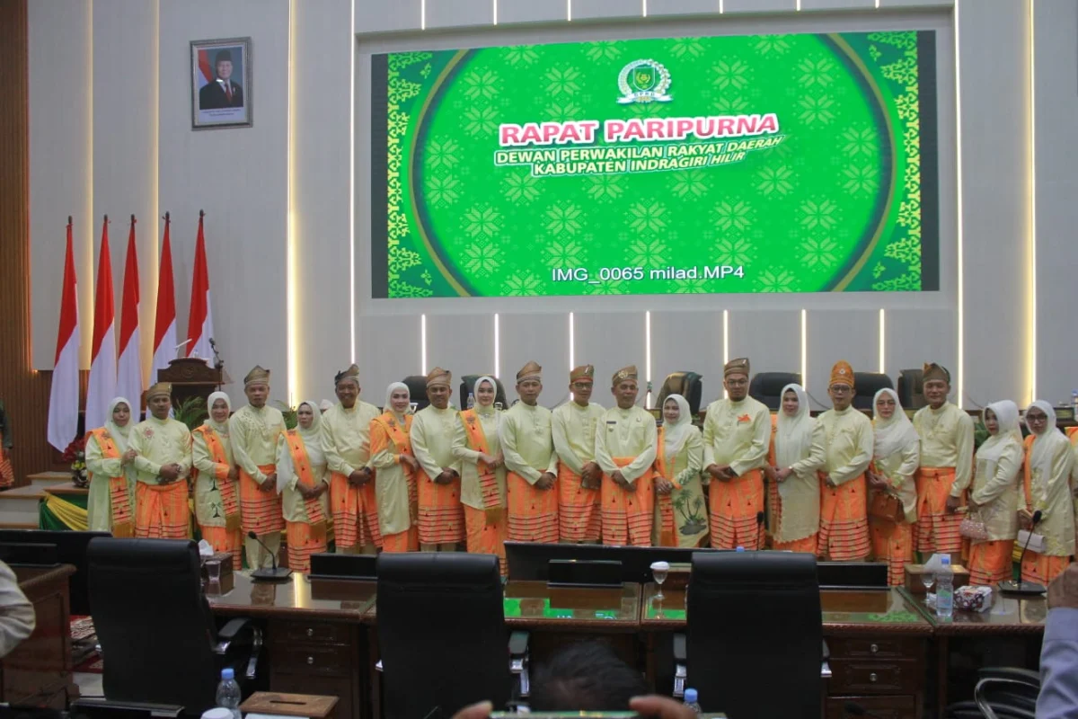 DPRD Inhil Gelar Rapat Paripurna Milad ke-61 Kabupaten Indragiri Hilir Tahun 2026